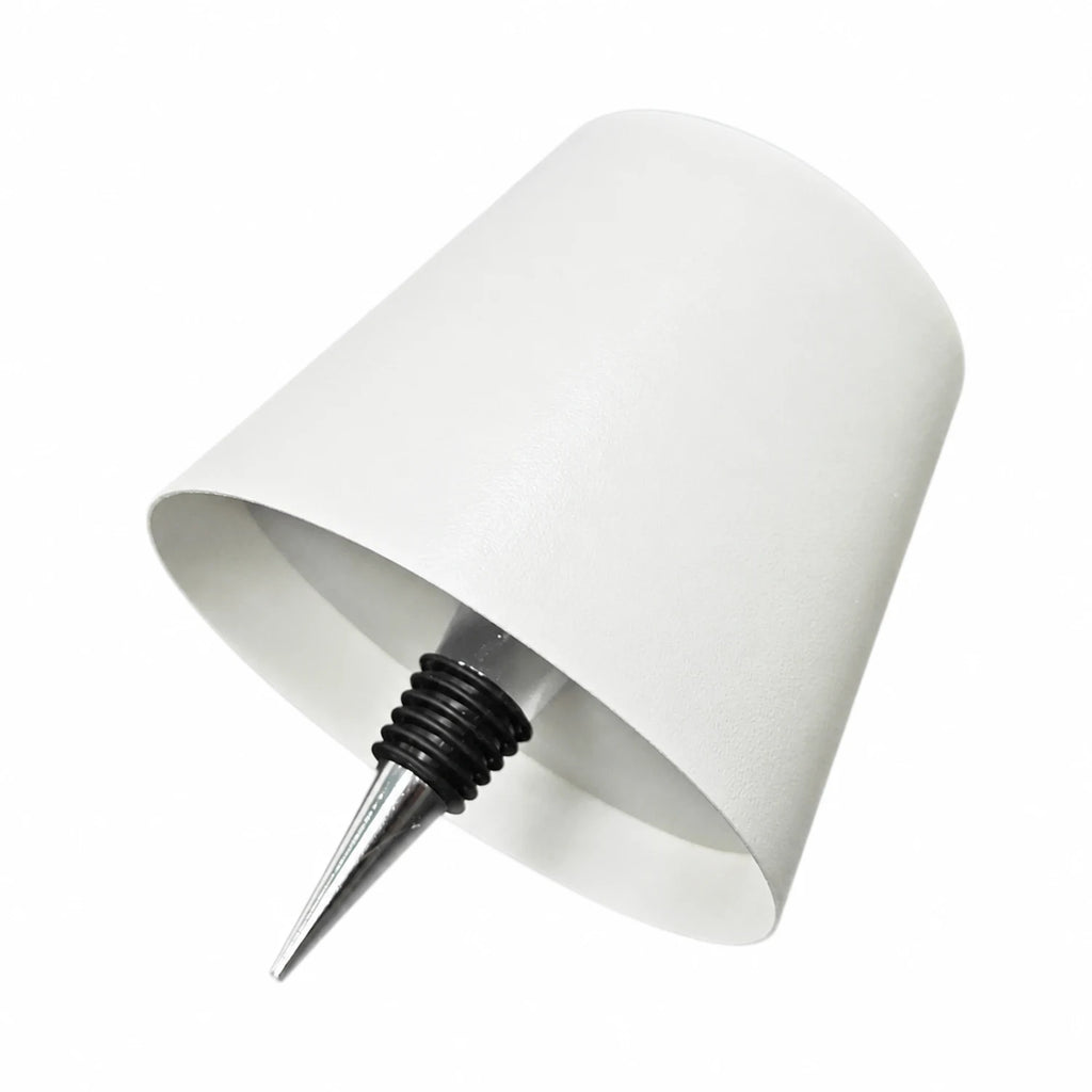 Luminária LED branca recarregável para encaixe em garrafa