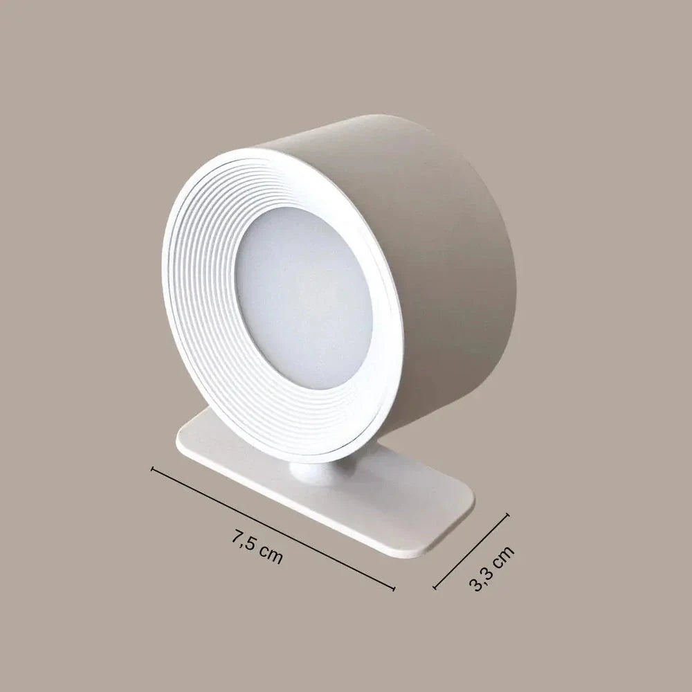 Medidas da arandela LED Aura Duo branca
