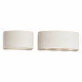 Arandelas LED DuoLume brancas 4W e 6W em fundo branco